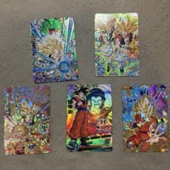 スーパードラゴンボールヒーローズ 旧弾カード5枚セットのサムネイル