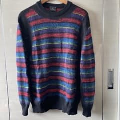 PS Paul Smith マルチボーダー モヘア混ニット XLのサムネイル