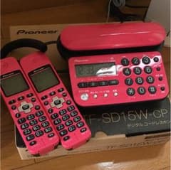 seena様専用 パイオニア コードレスホン 電話機 子機2台付きのサムネイル