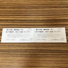 池の平ホテル 日帰り入浴券　2枚のサムネイル