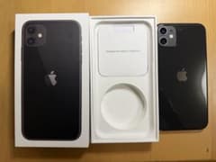 iPhone11 64GB ブラック 箱、説明書、純正有線イヤフォン付き ジャンク品（液晶不良）】iPhone11 64GB ブラック - メルカリ