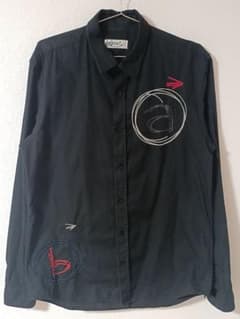 Desigual シャツ　黒　刺繍のサムネイル