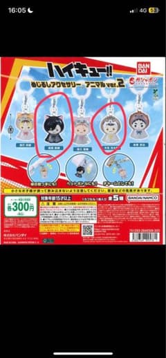 ハイキュー!! めじるしアクセサリーのサムネイル