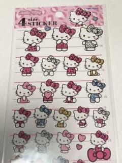 ハローキティ 4サイズ ステッカー シールのサムネイル