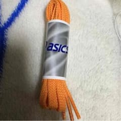 アシックス 靴ひも オレンジのサムネイル