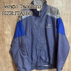 ★Sergio Tacchini セルジオタッキーニ ナイロンジャケットLサイズ Sergio Tacchini セルジオタッキーニ ナイロンジャケット ブルー系