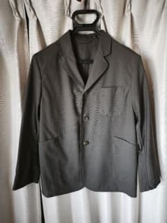 新見本工場 メリノウール はたや ジャケット チャコールグレー系