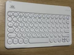 KANMURI Bluetooth ワイヤレスキーボード ホワイトのサムネイル