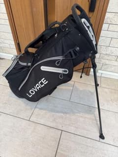 美品】14分割 LOVACE 黒 スタンドキャディバッグ - メルカリ