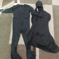 バットマン風コスチューム 黒 ハロウィンのサムネイル