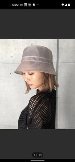 ENVYM アンビー　シアー　バケットハット　ベージュのサムネイル