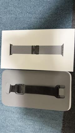 ブラックチタニウムミラネーゼループ49mmLApple Watch純正 - メルカリ