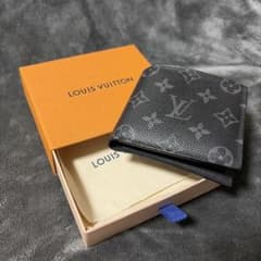 新型 ICチップ　ルイヴィトン　モノグラム　エクリプス　ポルトフォイユ　マルコ 美品】ルイヴィトン モノグラム エクリプス ポルトフォイユ・マルコ IC