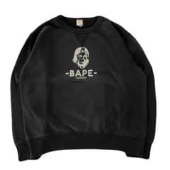 初期 NIGO期 90s BAPE Human スウェットBlack Y2K