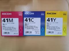 RICOH GC41M/C/Y インクカートリッジ 3色セット - メルカリ