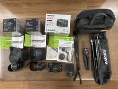 パナライカ25mm付】LUMIX GX1 豪華レンズ3本＋三脚2種＋バッグ - メルカリ