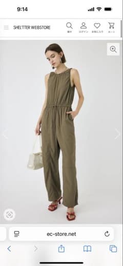 新品未使用タグ付き moussy ジャンプスーツ カーキ サイズ2 - メルカリ