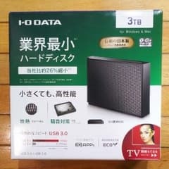 I-O DATA  外付ハードディスク / HDCZ－UT3Kのサムネイル