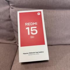 REDMI15 5G 黒　ケース付き　ほぼ新品のサムネイル