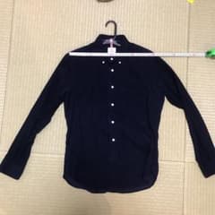 コーデュロイシャツ　紺色のサムネイル