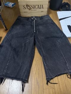 FRONT ZIP BAGGY DENIM SHORTSのサムネイル