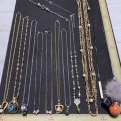 アクセサリーまとめ売り③⭐︎ まとめ売りアクセサリーP3☆ネックレスなど12点k18GF 他オークション