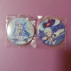 SNOWMIKU2026 ESP 캔 배지 2개 세트 스노우 미쿠 하츠네 미쿠