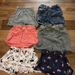 ショートパンツ6着セット　半ズボン　90のサムネイル