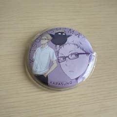 ハイキュー　月島蛍　アニマルマスコット缶バッジのサムネイル