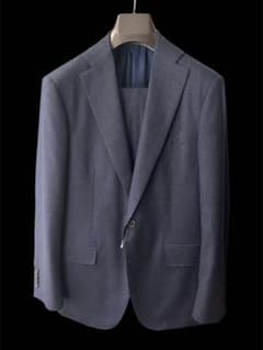 新品未使用定価38万イタリア製/CANALI/カナリ/ネイビースーツ上下/48 