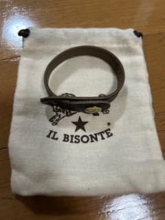 ILBISONTE　イルビゾンテ レザーブレスレット ブラウンのサムネイル