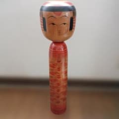 【伝統こけし】弥治郎系 名工 鎌田文市 作 73才（特大 約60cm)のサムネイル