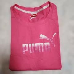 PUMA Tシャツ ピンク Lサイズ