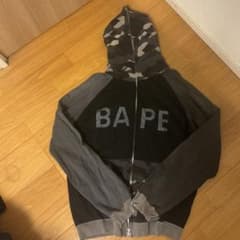 A BATHING APE BAPE カモフラ柄 ジップパーカー