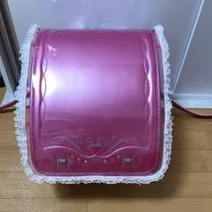 ハンドメイド  ランドセルカバー  ♡チャーム付き  新品未使用のサムネイル