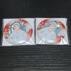 ハイキュー ホログラム缶バッジ ビーチバレーVer 北信介 2点セット