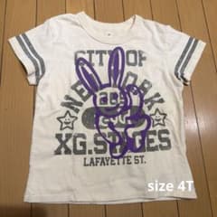 【新品未使用品】X-girl STAGES キッズ Tシャツ 4Tのサムネイル