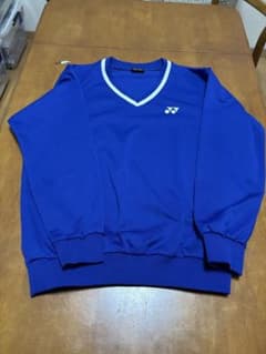 YONEX Vネック ウォームアップウェア ブルー Lのサムネイル