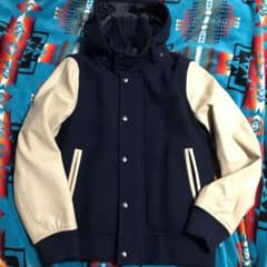 united arrows スタジャン　ユナイテッドアローズ　ネイビーのサムネイル