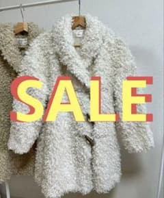 acka layered collar boa coat - メルカリ