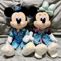 東京ディズニーシー ミッキー ミニー ぬいぐるみ セット 東京ディズニーシー 25周年 ミッキー＆ミニー ぬいぐるみセット - メルカリ