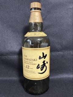 山崎 12年 シングルモルトウイスキー 空き瓶 - メルカリ