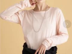 アーバンリサーチ サニーレーベル シアーロングスリーブTシャツ （ピンク）のサムネイル