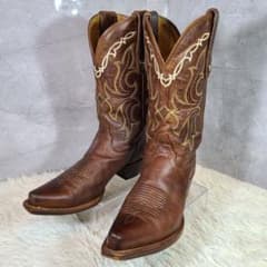 Tony Lama トニーラマ ウエスタンブーツ メキシコ アメリカ 刺繍 茶 6B【TONY LAMA】トニーラマ ウエスタンブーツ 刺繍 メキシコ製 - メルカリ