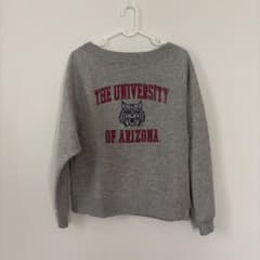 GU THE UNIVERSITY OF ARIZONA スウェット グレー