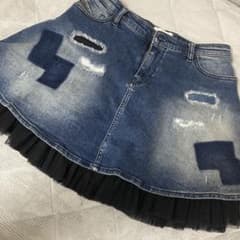 【美品】Diesel  デニムフレアミニスカートのサムネイル