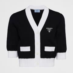 PRADA クロップド コットン カーディガン 36 - メルカリ