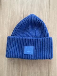 Acne Studios 青 ニット帽 - メルカリ