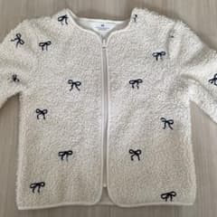H&M ボアジャケット リボン柄 120-130cmのサムネイル