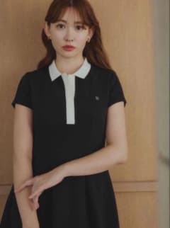 herlipto Short Sleeve Polo Dress ブラック - メルカリ